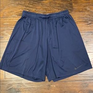 Nike Men's Flex Drifit Navy Blue Training Shorts